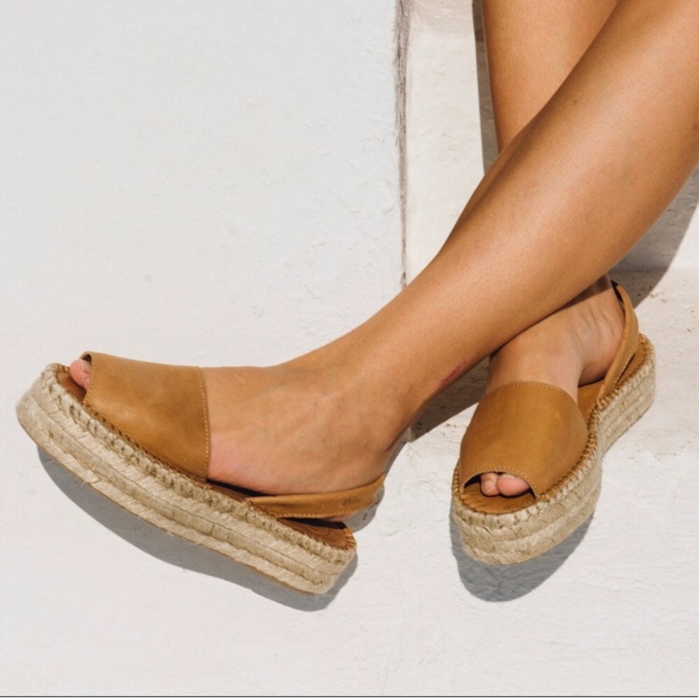 Alphas Espadrille Sandals Size 37